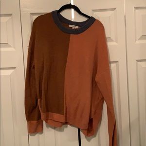 Madewell Color Block Sweater